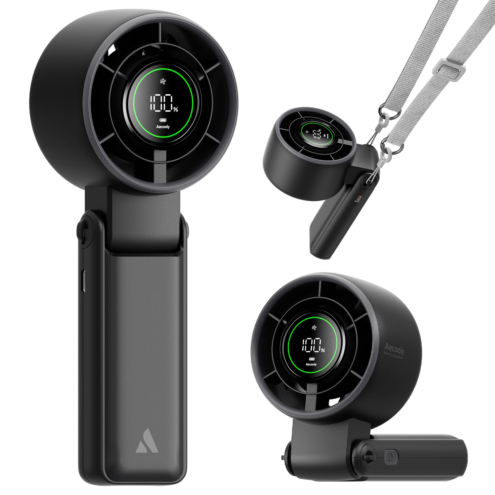 Aecooly Versatile Handheld Fan Halo 02 (5000mAh)