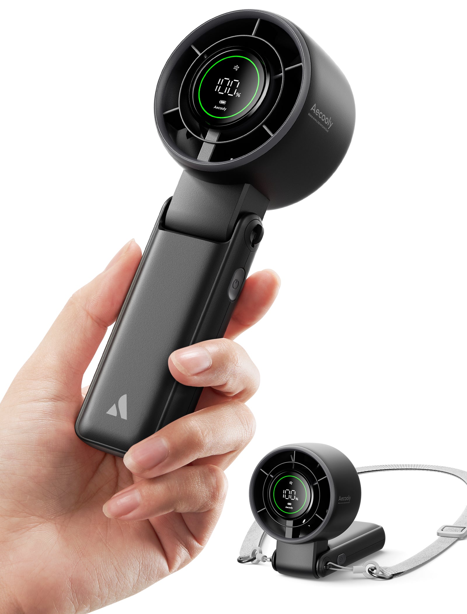 Aecooly Versatile Handheld Fan Halo 02 (5000mAh)