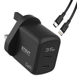 Pawa Stout GaN Travel Charger 35W UK Standard