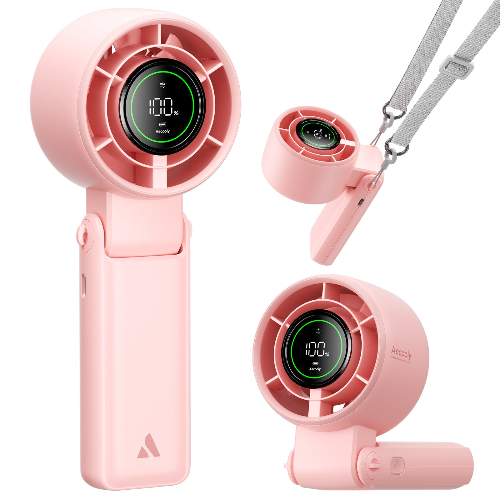 Aecooly Versatile Handheld Fan Halo 02 (5000mAh)