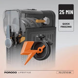 Porodo Lifestyle 200W Slushie and Frozen Drink Maker Machine - Black