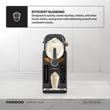 Porodo Lifestyle 200W Slushie and Frozen Drink Maker Machine - Black