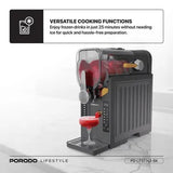 Porodo Lifestyle 200W Slushie and Frozen Drink Maker Machine - Black