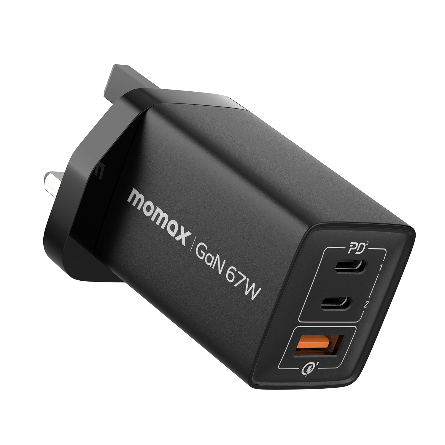 Momax OnePlug 3-Ports Charger (GaN 67W)
