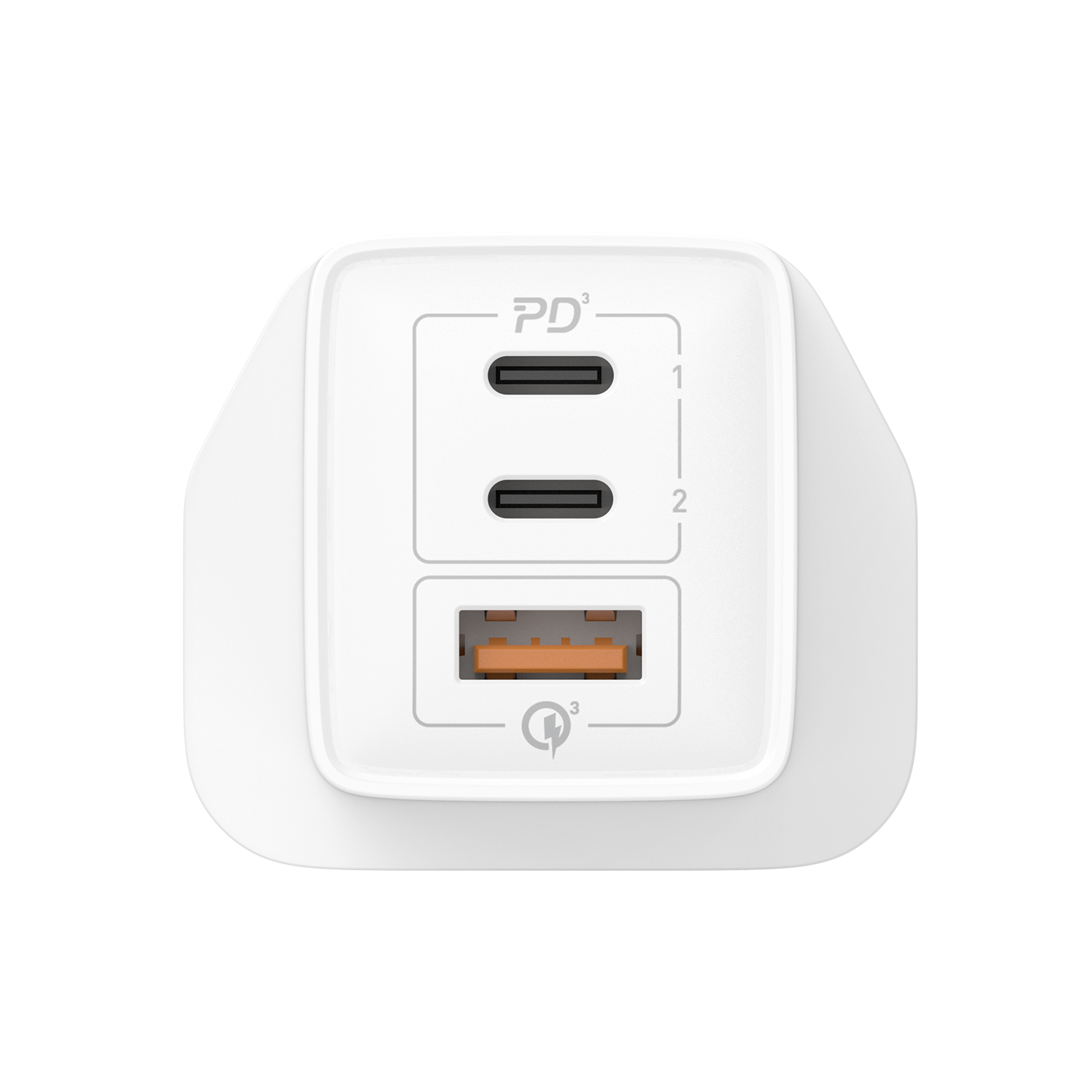 Momax OnePlug 3-Ports Charger (GaN 67W)