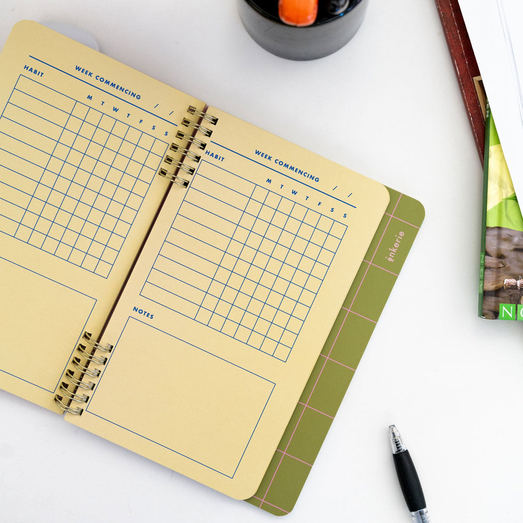 KIKKERLAND - KIKKERLAND HABIT TRACKER NOTEBOOK KIKKERLAND - KIKKERLAND HABIT TRACKER NOTEBOOK