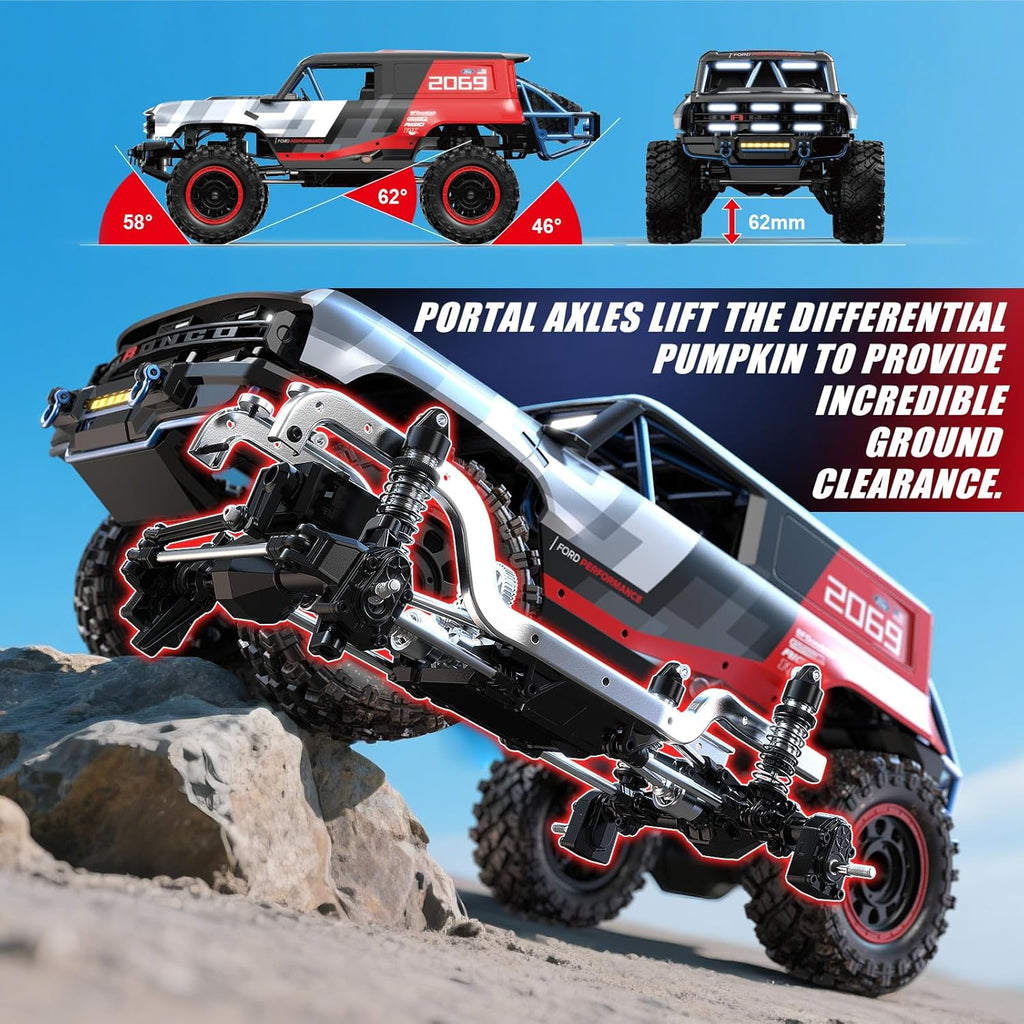 MJX HYPER GO FORD BRONOCO R LICENSED B-LESS 4WD HIGH-SPEED OFF-ROAD MJX HYPER GO FORD BRONOCO R LICENSED B-LESS 4WD HIGH-SPEED OFF-ROAD