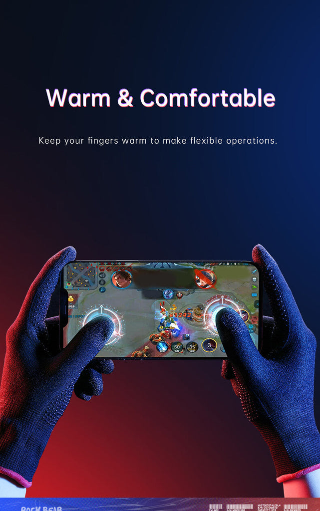 Rock Anti-Sweat Breathable Touch Finger Game Glove Rock Anti-Sweat Breathable Touch Finger Game Glove