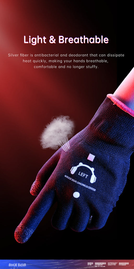Rock Anti-Sweat Breathable Touch Finger Game Glove Rock Anti-Sweat Breathable Touch Finger Game Glove