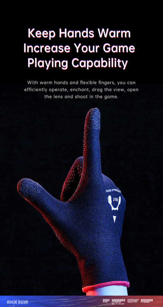 Rock Anti-Sweat Breathable Touch Finger Game Glove Rock Anti-Sweat Breathable Touch Finger Game Glove