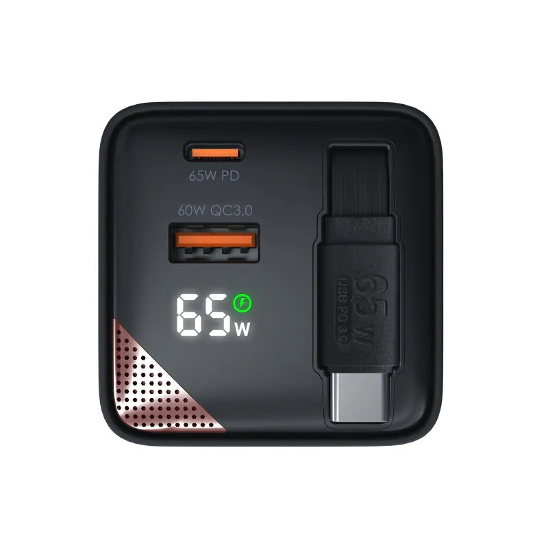 EGO 65W SUPERIOR GaN 4 Travel Adapter Charger EGO 65W SUPERIOR GaN 4 Travel Adapter Charger