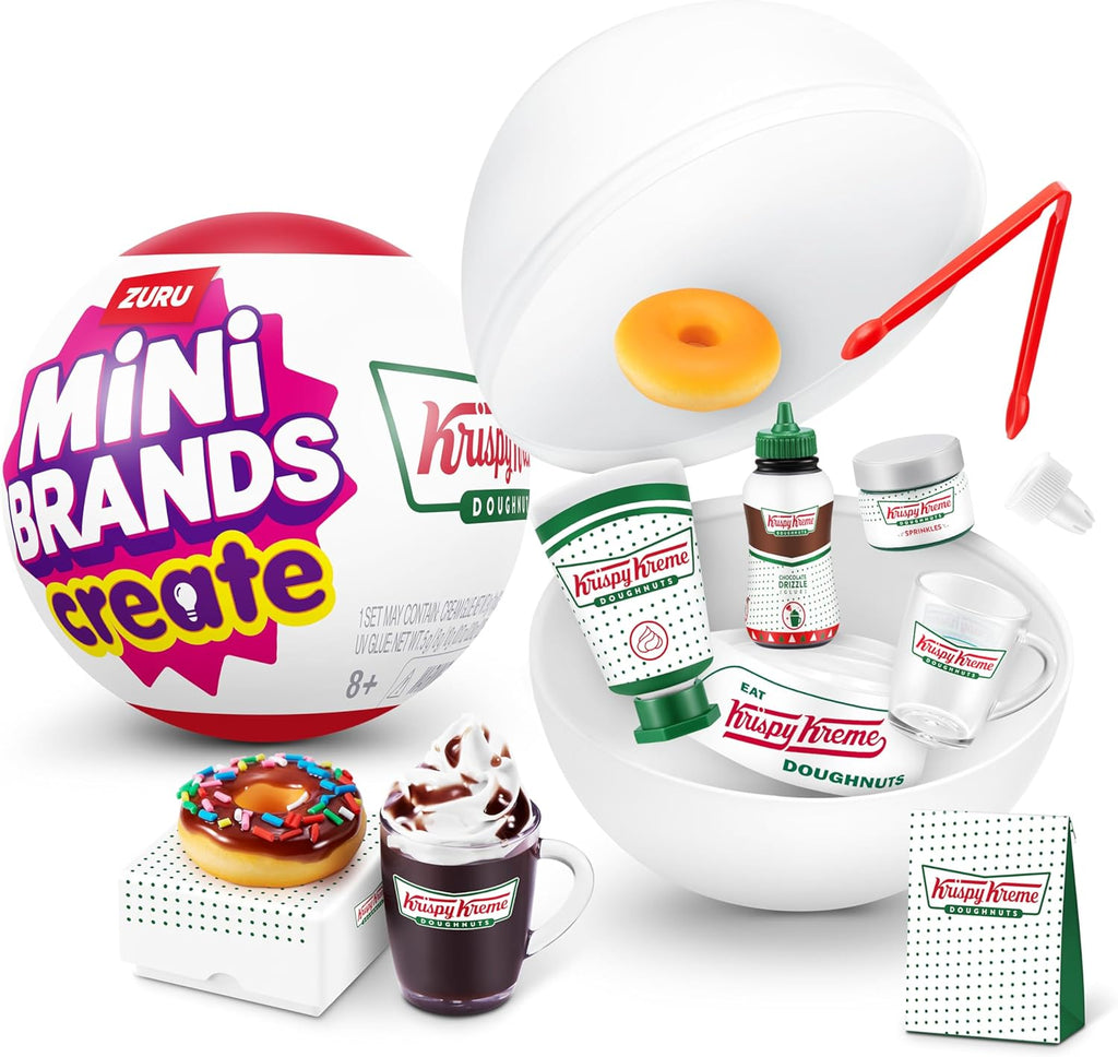 ZURU Mini Brands Create Krispy Kreme Create Series 1 Capsule ZURU Mini Brands Create Krispy Kreme Create Series 1 Capsule