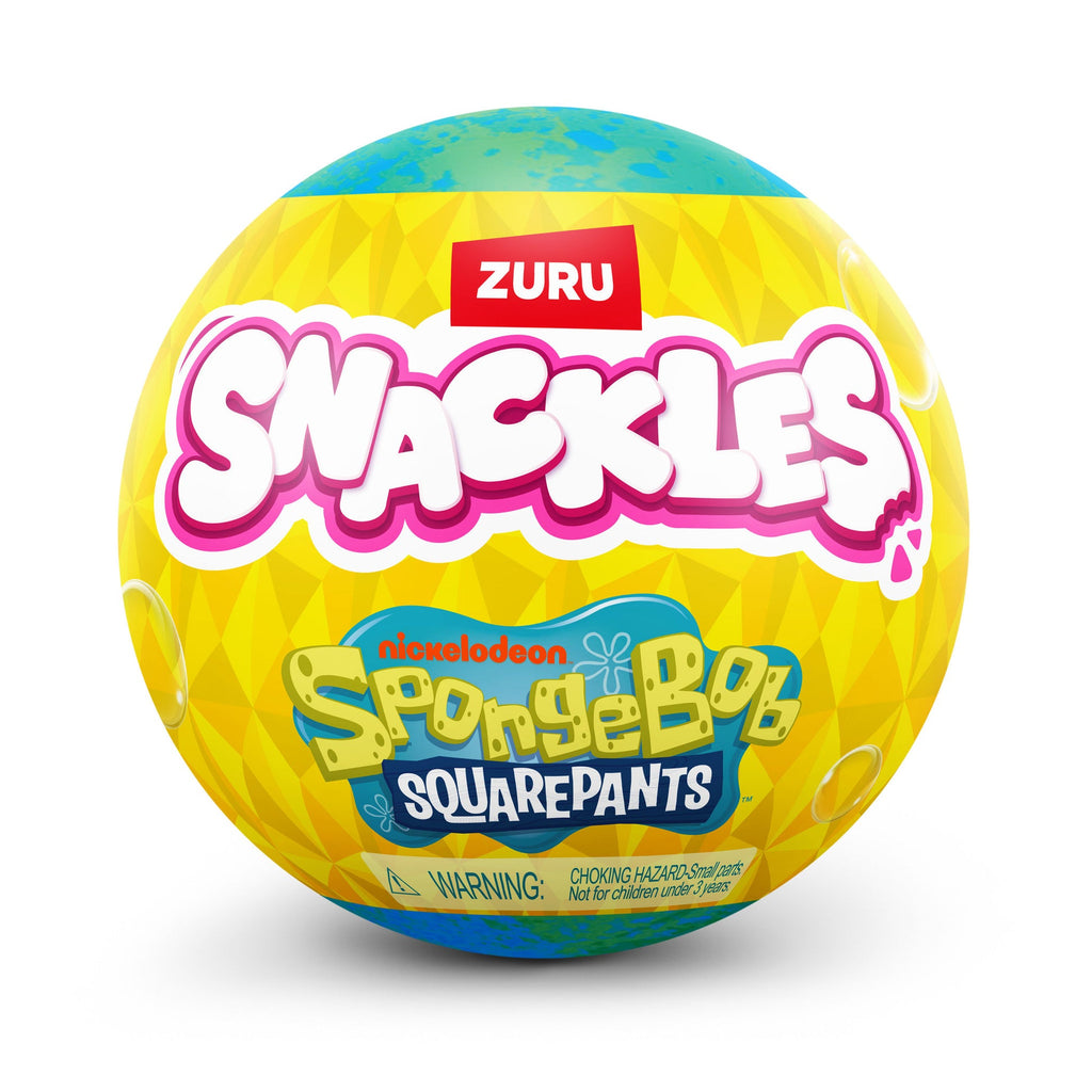 ZURU Snackles Licensed Character Series, 1- SpongeBob Squarepants Capsule ZURU Snackles Licensed Character Series, 1- SpongeBob Squarepants Capsule