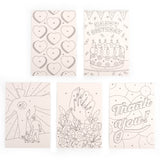Kikkerland - PAINT BY NUMBERS CARDS CR20