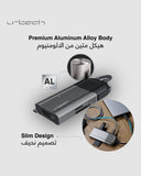 URTECH 6-in-1 USB-C Hub  Privacy Screen Protection  4K HDMI  SD Card Reader  100W PD Premium Aluminum Design