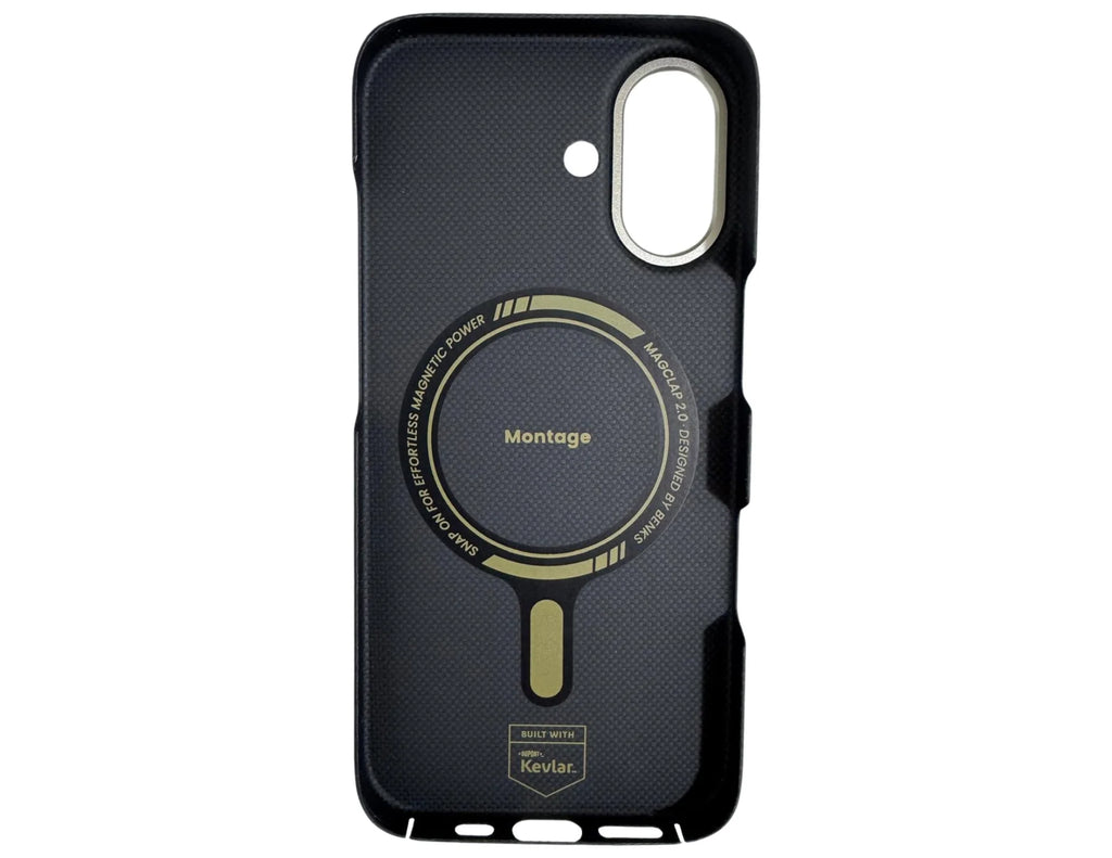 BENKS ARMOR AIR MONTAGE IP CASE IPHONE 17 - BLACK BENKS ARMOR AIR MONTAGE IP CASE IPHONE 17 - BLACK