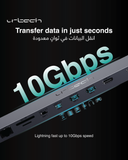 URTECH 11-in-1 Premium USB-C Docking Station / 8K Video / 10Gbps Ethernet / Dual HDMI / 100W Power Delivery / Executive Tech Hub - HUB11-USB-100W