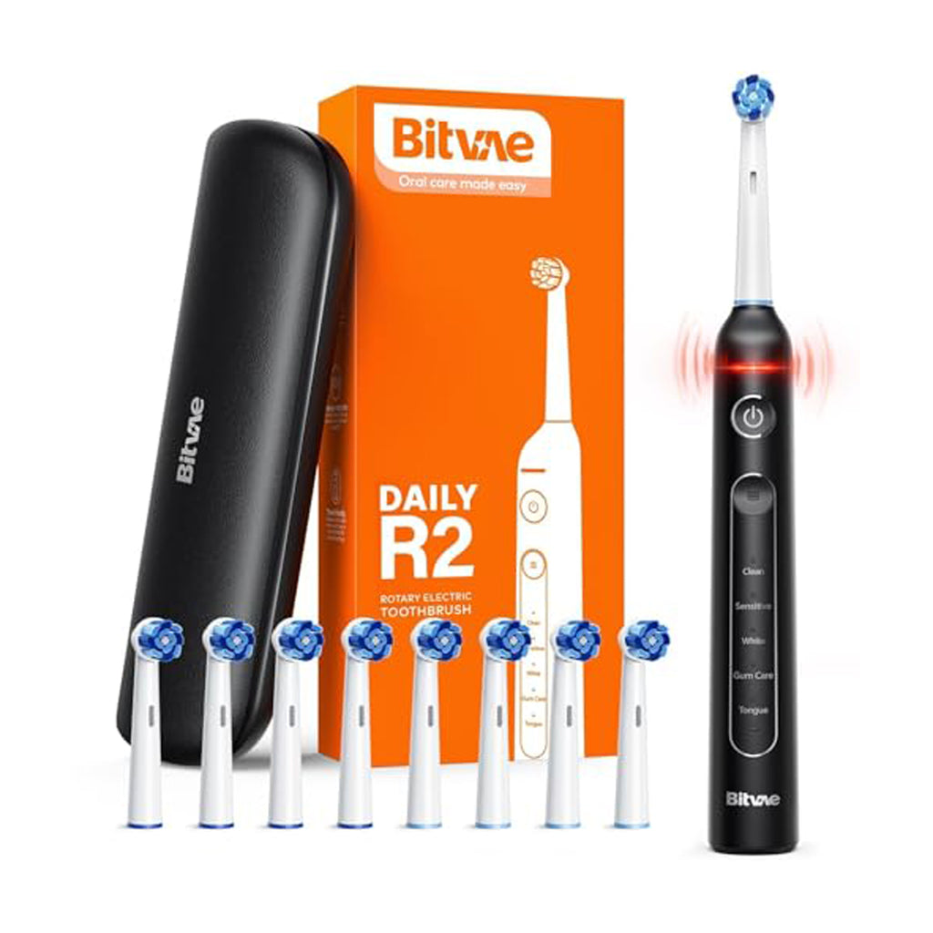 Bitvae R2 Rotating Toothbrush with 8 Brush Heads Bitvae R2 Rotating Toothbrush with 8 Brush Heads