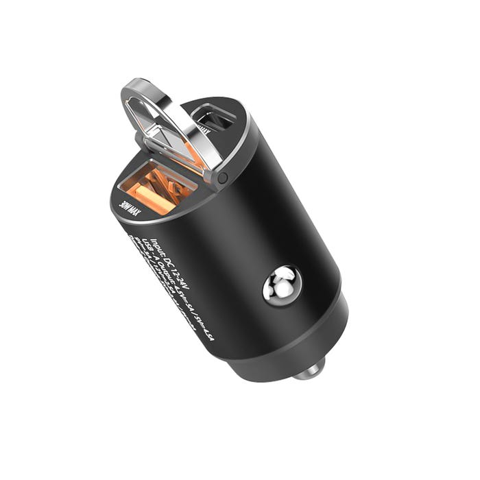 SwitchEasy PowerBuddy 30W Car Charger (USB-A & USB-C)