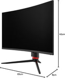 Porodo Gaming 27" FHD 120Hz Gaming Monitor - Black
