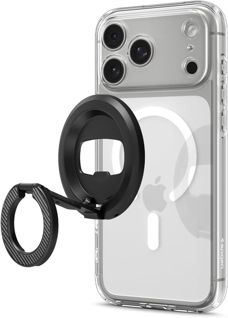 Spigen O-Mag Magnetic Phone Holder with Adjustable Stand - Black