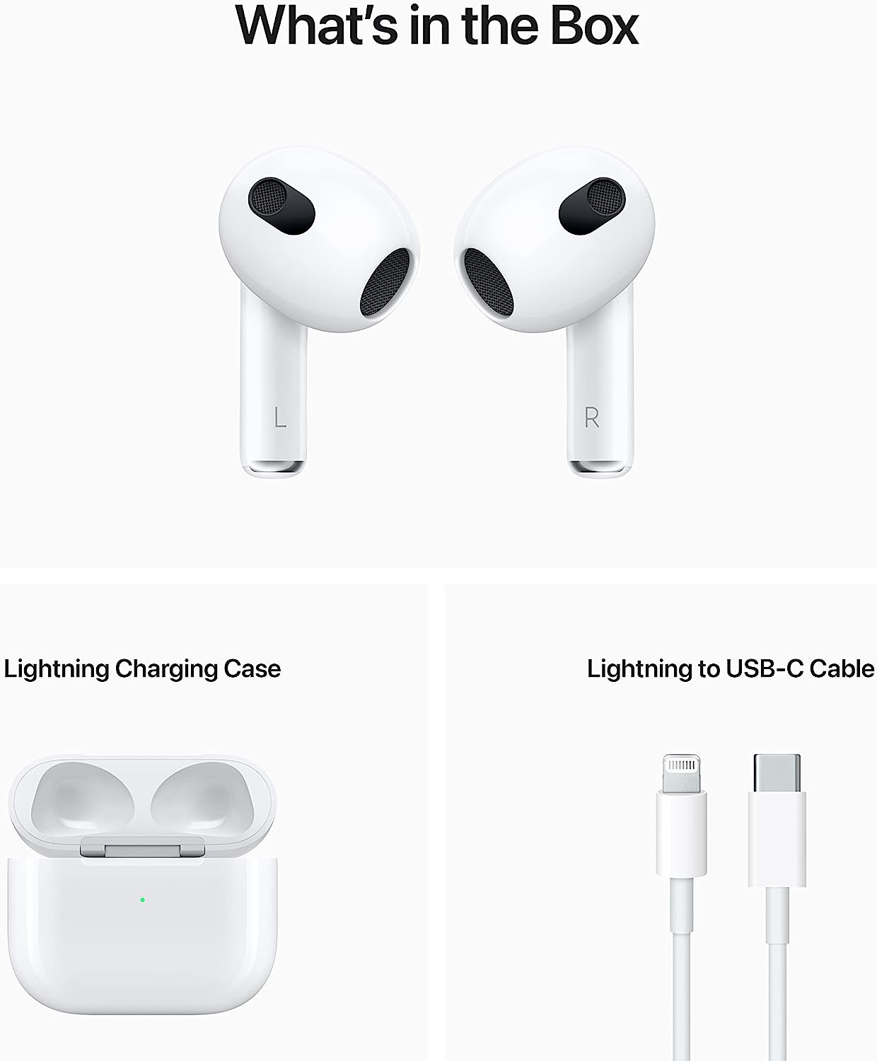 Apple AirPods (3rd Generation) with Lightning Case