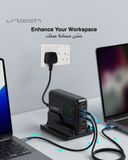 URTECH 200W Charging Station 5-Port USB Fast Charger 100W Power Display