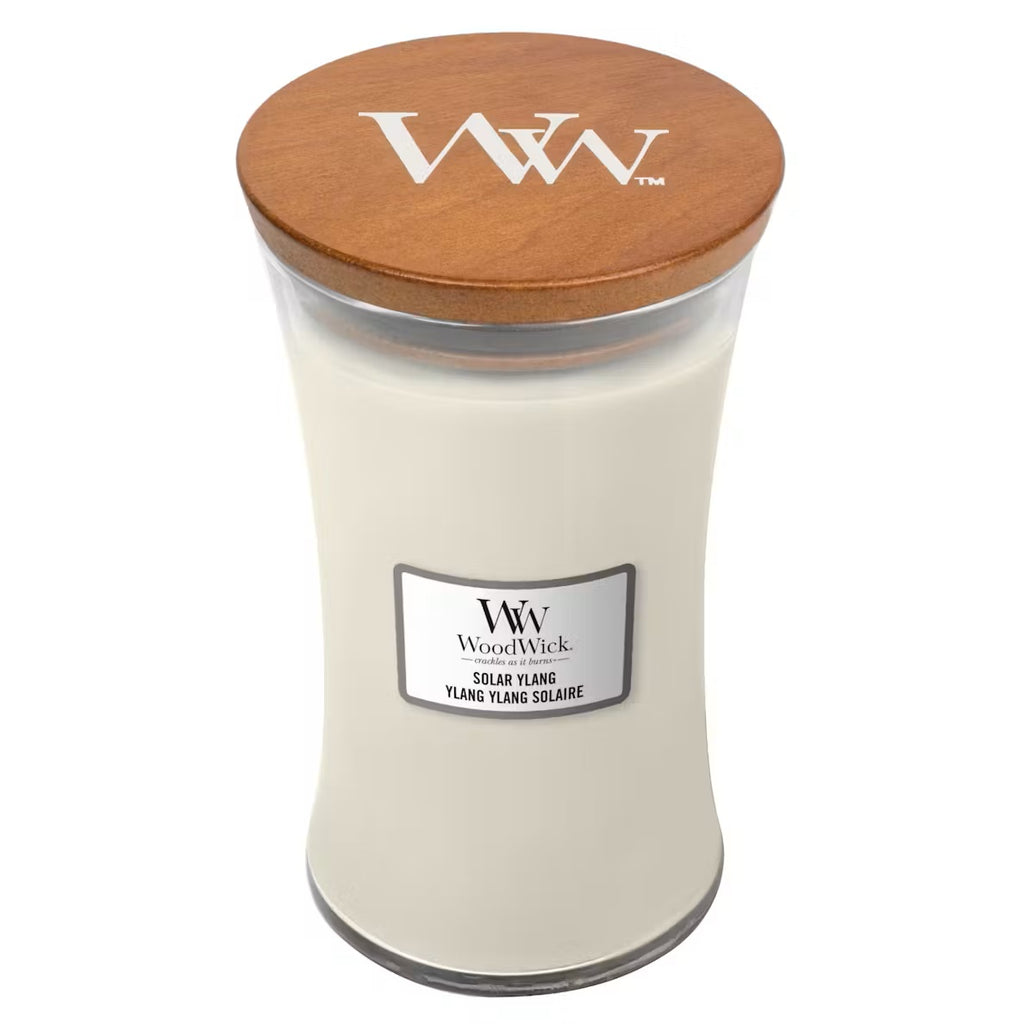 WoodWick Large Hourglass Solar Ylang Candle