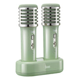 Divoom Songbird-HQ Portable Karaoke Speaker (with Dual Wireless Microphones) - Green