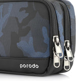 Porodo Lifestyle Multi-Compartment Camouflage Storage Bag (8.2")