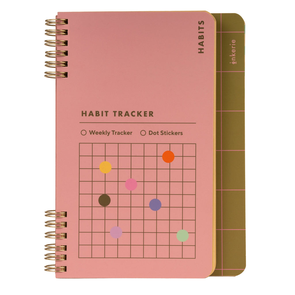 KIKKERLAND - KIKKERLAND HABIT TRACKER NOTEBOOK KIKKERLAND - KIKKERLAND HABIT TRACKER NOTEBOOK