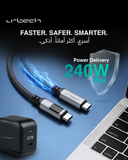 URTECH 240W USB4 Cable 40Gbps DataTransfer Real-Time Power Monitoring