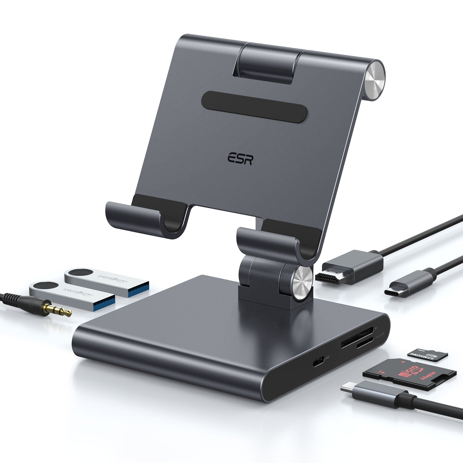ESR  8-in-1 Portable Stand USB-C Hub
