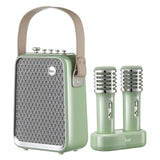 Divoom Songbird-HQ Portable Karaoke Speaker (with Dual Wireless Microphones) - Green