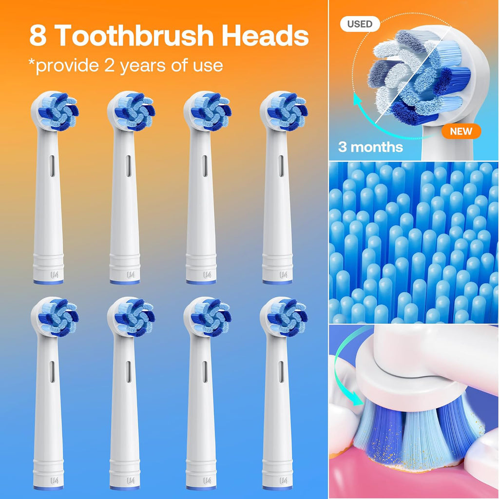 Bitvae R2 Rotating Toothbrush with 8 Brush Heads Bitvae R2 Rotating Toothbrush with 8 Brush Heads