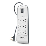 Belkin 2.4 Amp USB Charging 6-outlet Surge Protection Strip