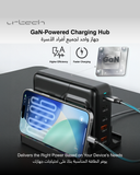 URTECH 200W Charging Station 5-Port USB Fast Charger 100W Power Display