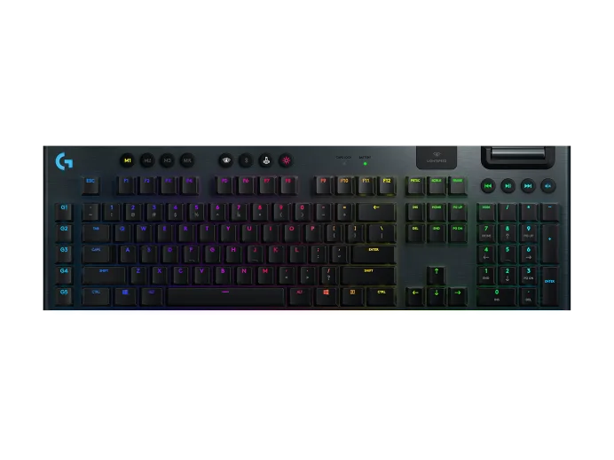 Logitech G915 LIGHTSPEED Wireless RGB Mechanical Gaming Keyboard - Clicky