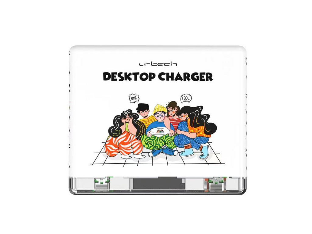 URTECH 130W GaN Multi Port USB-C/USB-A Desktop Charger URTECH 130W GaN Multi Port USB-C/USB-A Desktop Charger