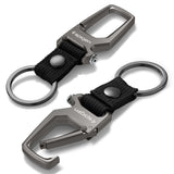 Spigen Carabiner With KeyRing (2P) - GunMetal