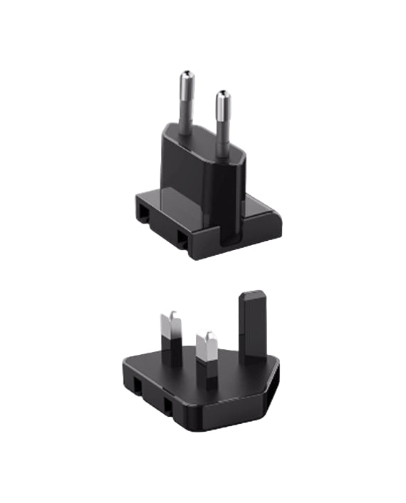 Anker PowerPort 4 Lite Interchangeable EU and UK Plugs – Black Anker PowerPort 4 Lite Interchangeable EU and UK Plugs – Black