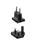 Anker PowerPort 4 Lite Interchangeable EU and UK Plugs – Black