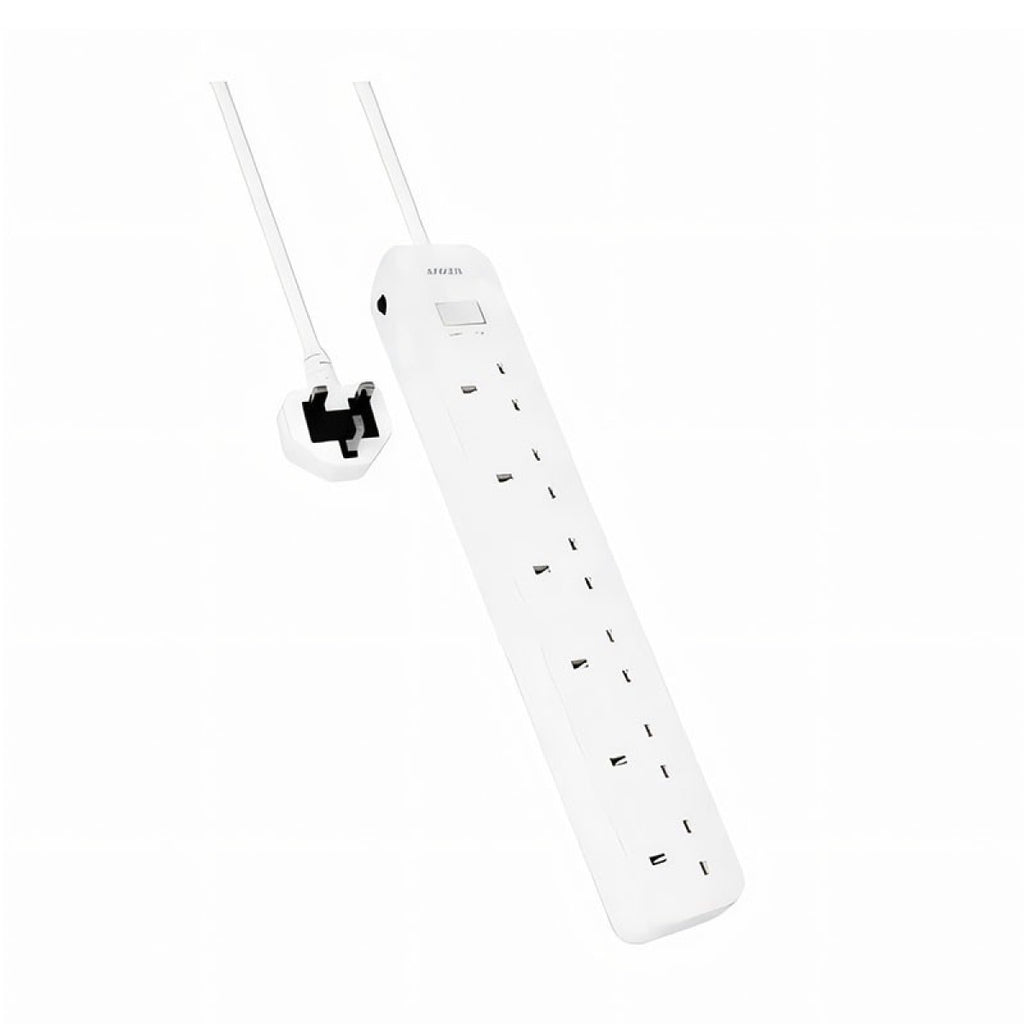ANKER POWER STRIP 6 IN 1 -WHITE ANKER POWER STRIP 6 IN 1 -WHITE