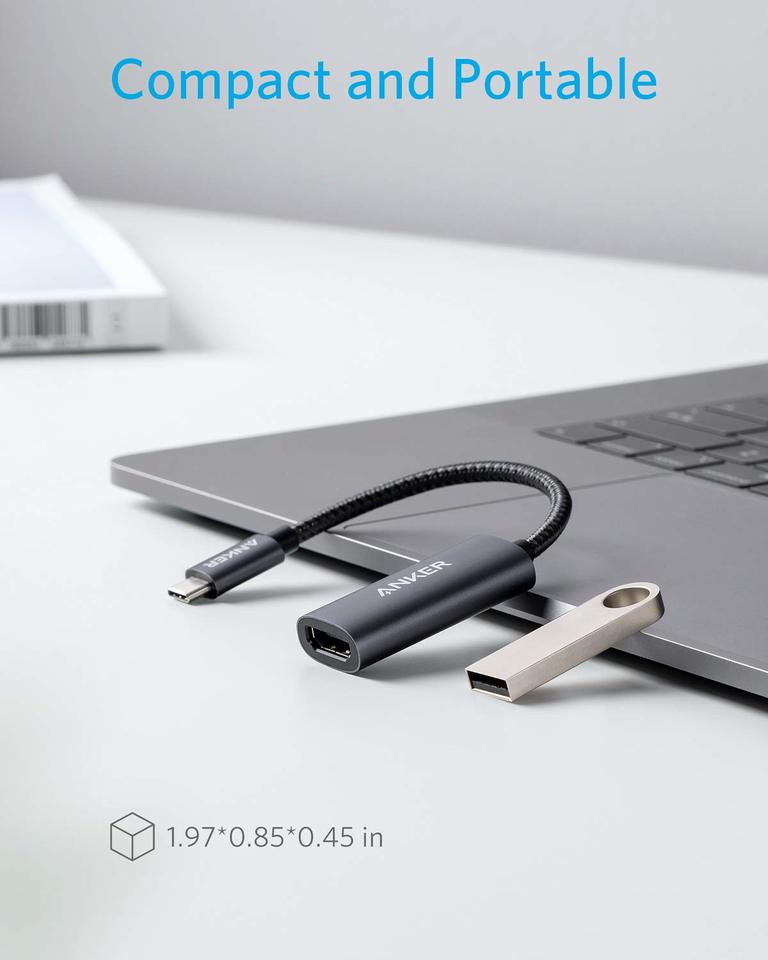 ANKER USB-C TO HDMI 4K - GRAY ANKER USB-C TO HDMI 4K - GRAY