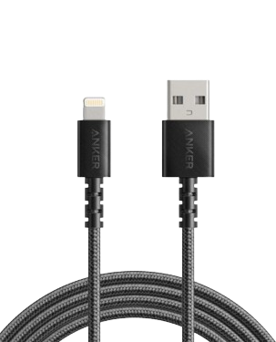 Anker PowerLine Select+ USB to Lightning Connector 6ft 4000 Bend Lifespan Cable - Black