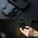 AULUMU G03 Multi-Tool Magnetic Metal Wallet Carbon Fiber