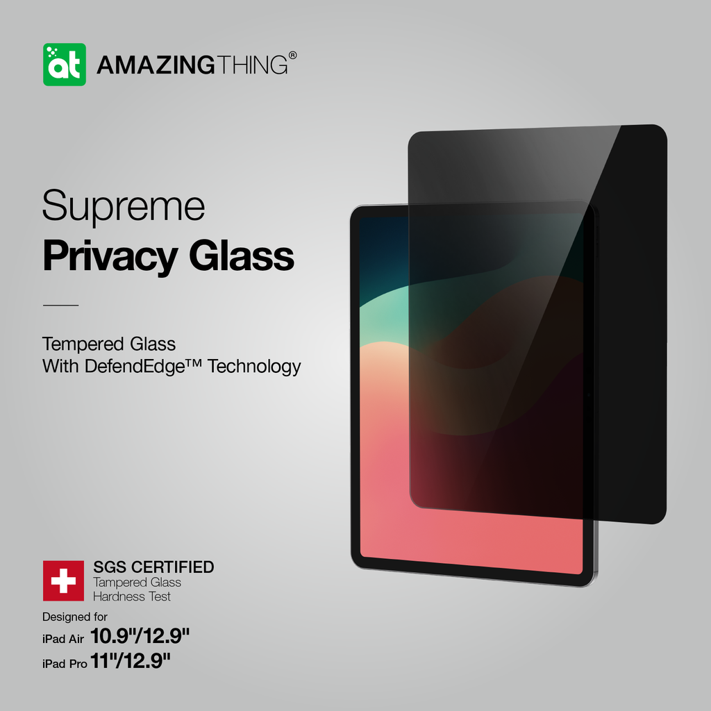 AmazingThing IPAD PRO 13 (M4) 2024 - PRIVACY GLASS AmazingThing IPAD PRO 13 (M4) 2024 - PRIVACY GLASS