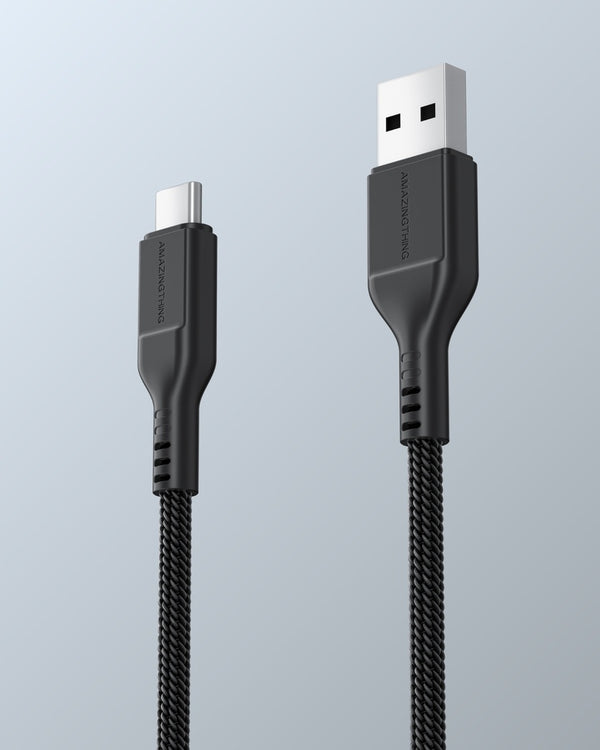 AMAZING THING Thunder Pro 7X Type C To USB-A Cable 1.2m (Black) AMAZING THING Thunder Pro 7X Type C To USB-A Cable 1.2m (Black)
