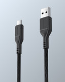 AMAZING THING Thunder Pro 7X Type C To USB-A Cable 1.2m (Black)