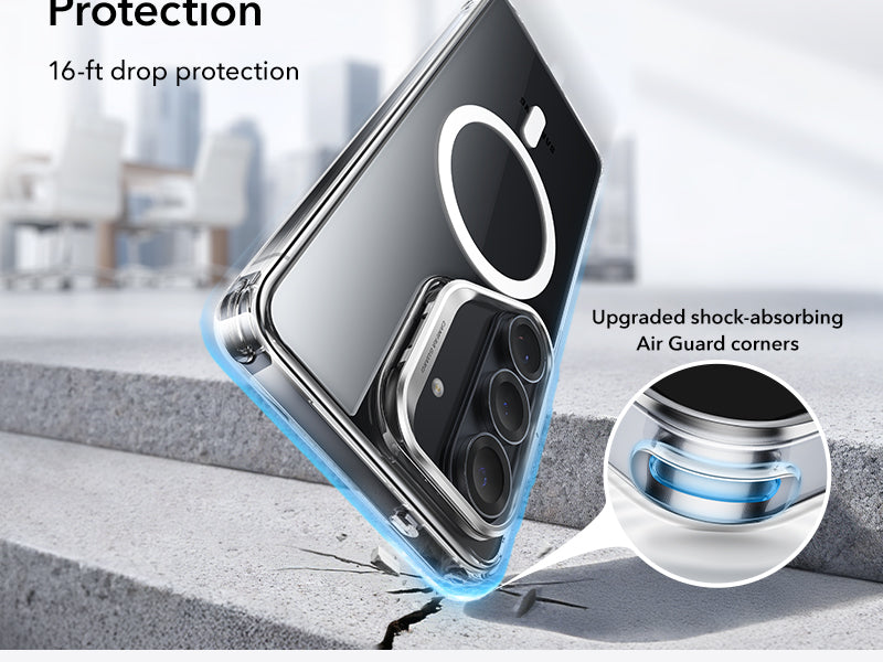 ESR Classic Hybrid Stash Stand S26 Plus, Clear ESR Classic Hybrid Stash Stand S26 Plus, Clear